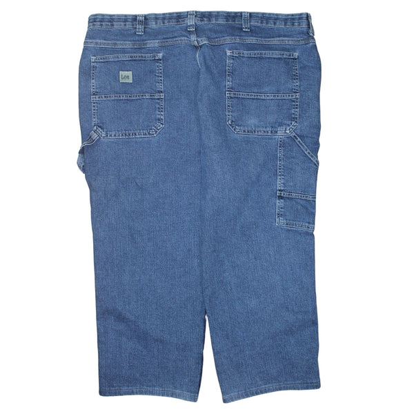 Lee 90's Drawstring Pockets Straight Leg Baggy Jeans / Pants 48 Blue