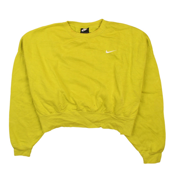 Nike 90's Swoosh Crew Neck Sweatshirt Medium Green