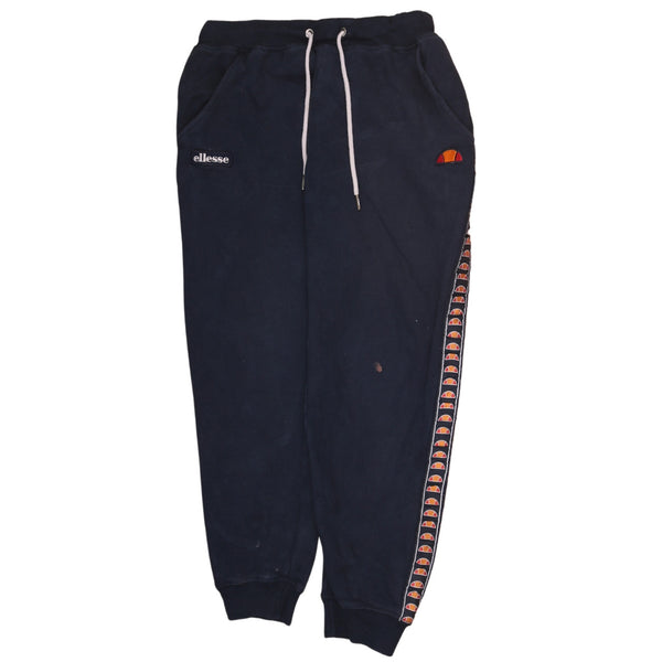 Ellesse 90's Casual Joggers / Sweatpants Medium Navy Blue