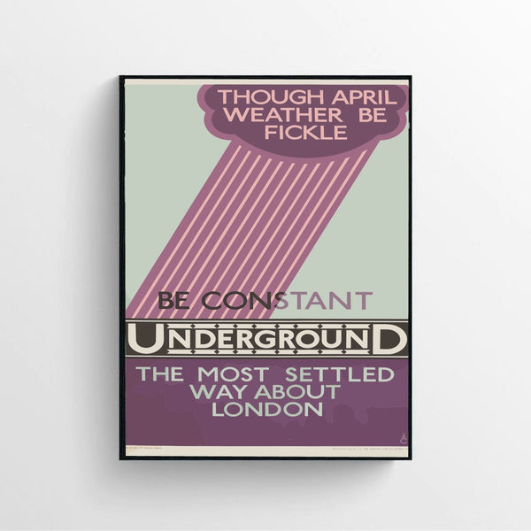 The most settled way about London Poster