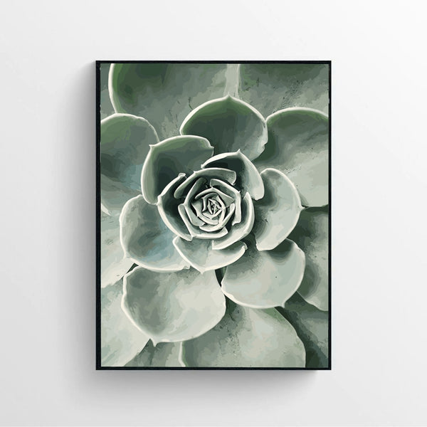 Cactus Flower Canvas Poster