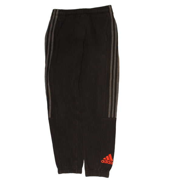 Adidas 90's Elasticated Waistband Drawstrings Joggers / Sweatpants Large Black