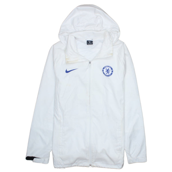 Nike 90's Swoosh Full Zip Up Windbreaker Medium White