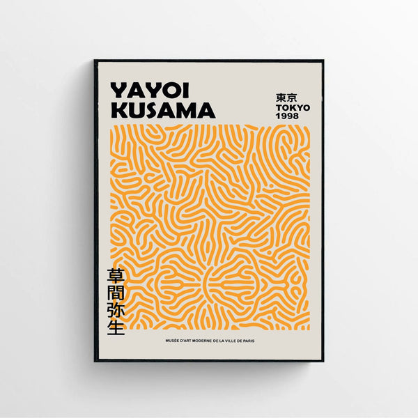 Yayoi Kusama  Yellow Pattern Poster