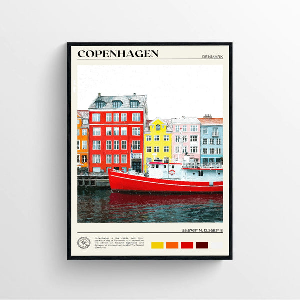 Copenhagen Wall Art Print Poster