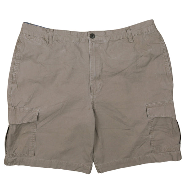 Chaps 90's Cargo Pockets Shorts 38 Tan Brown