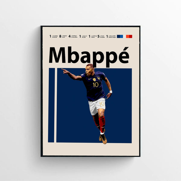 Kylian Mbappe, France Les Bleus poster