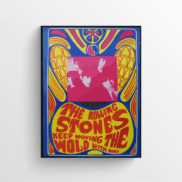 Original 1967 Rolling Stones Poster