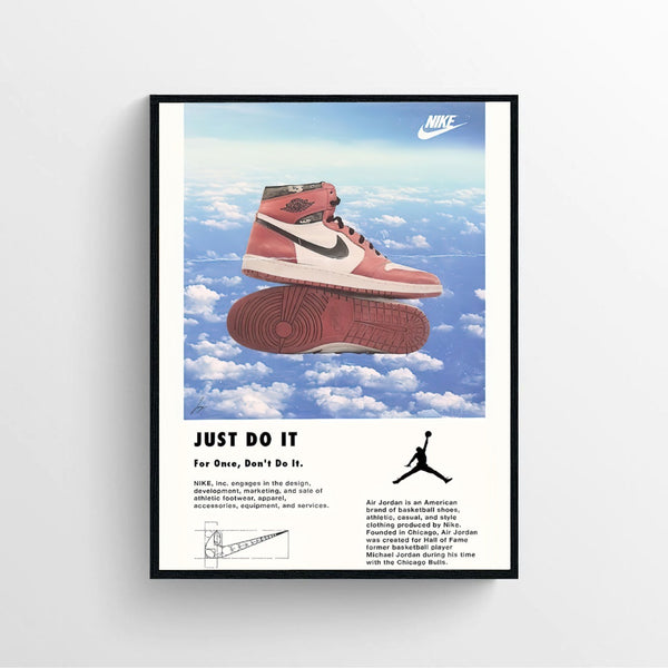 Nike air Jordan 1 Poster