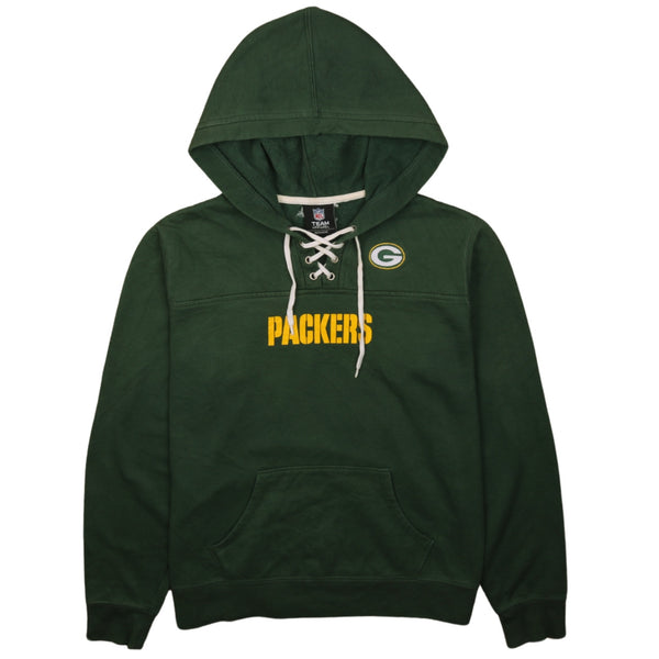 NFL 90's Green Bay Packers Pullover Hoodie Large (missing sizing label) Green