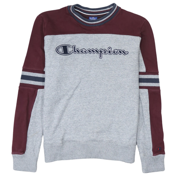Champion   Sweatshirt Medium Burgundy Red