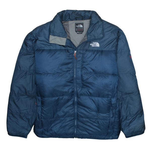 The North Face 90's Lightweight Full Zip Up Puffer Jacket XLarge Navy Blue