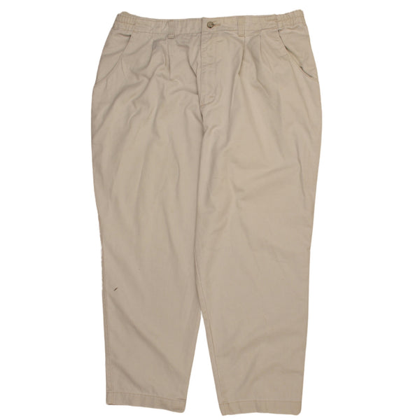 Lee 90's Straight Leg Baggy Trousers / Pants 38 Beige Cream