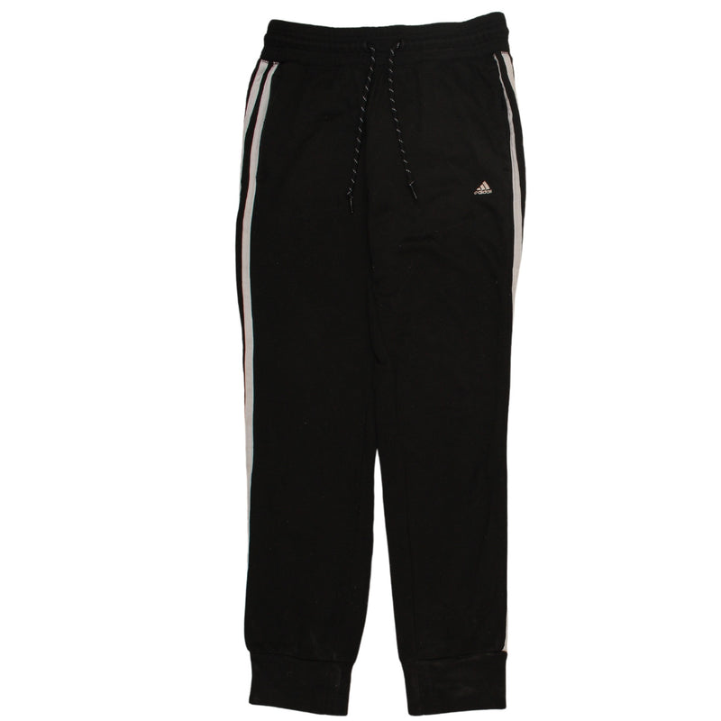 Adidas 90's Track Trouser Elasticised Waistband Joggers / Sweatpants Small Black