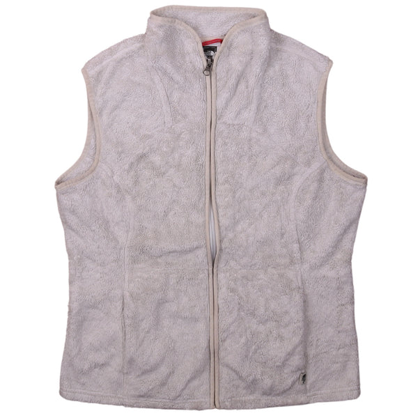 The North Face 90's Vest Sleeveless Full Zip Up Gilet Medium White