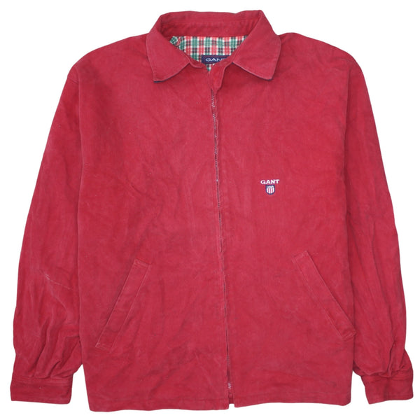 GANT 90's Lightweight Full Zip Up Windbreaker Medium Red