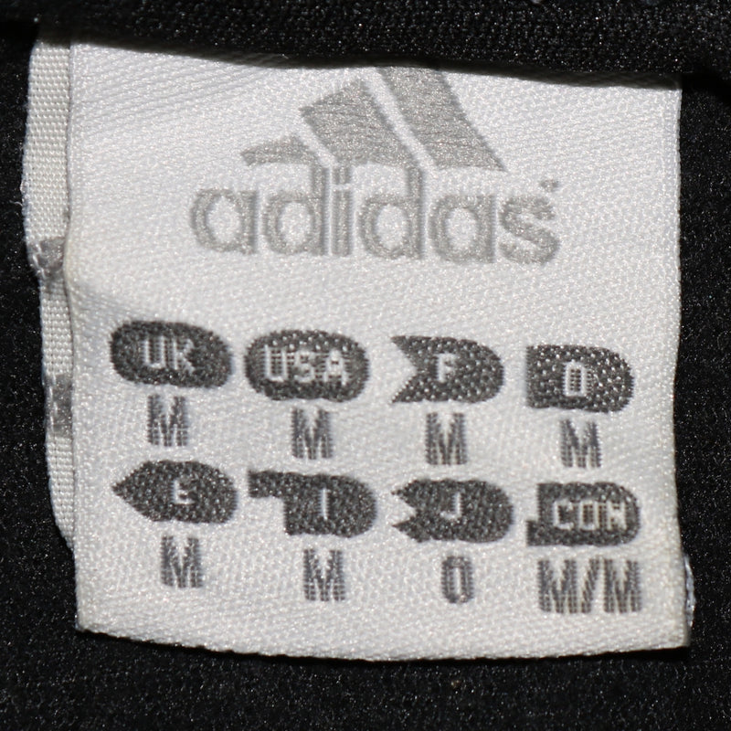 Adidas 90's Retro Full Zip Up Sweatshirt Medium Black