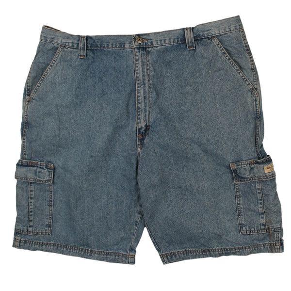 Wrangler 90's Cargo Denim Jorts Shorts 42 Blue