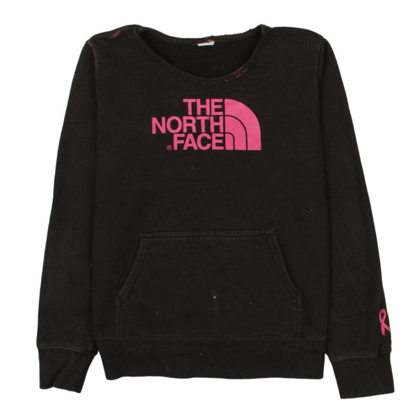 The North Face 90's Spellout Crew Neck Sweatshirt Medium (missing sizing label) Black