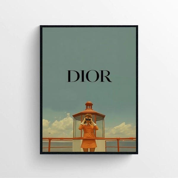 Vintage Dior Wallpaper Poster