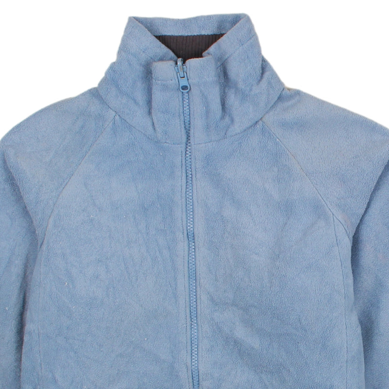 Columbia 90's Full Zip Up Fleece Jumper Small Blue
