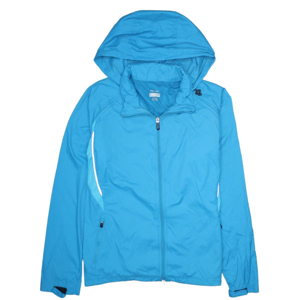 Reebok 90's Hooded Full Zip Up Windbreaker XLarge Blue