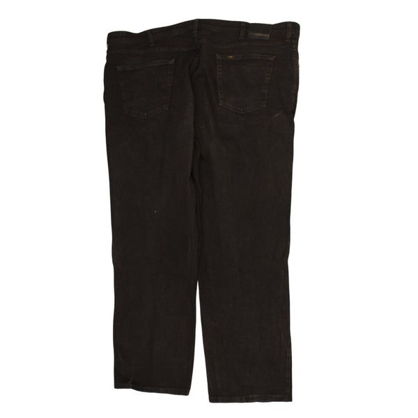 Lee 90's Straight Leg Baggy Trousers / Pants 48 Black