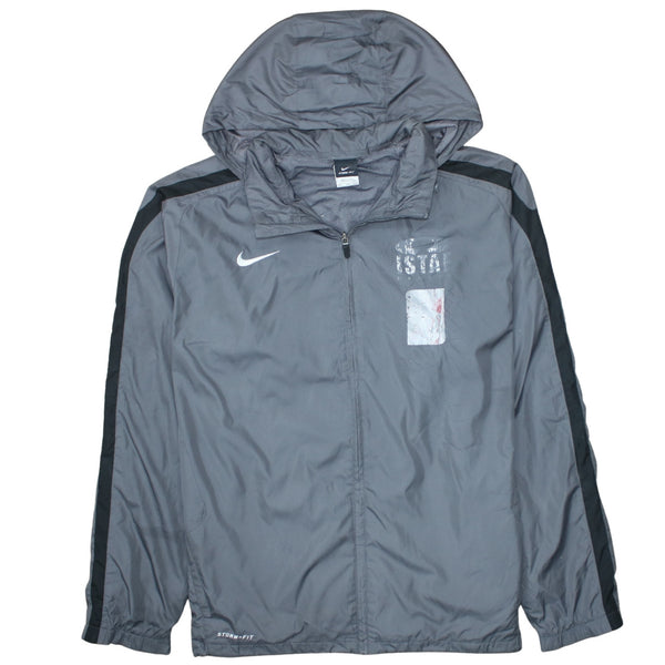 Nike 90's Swoosh Full Zip Up Windbreaker XXLarge (2XL) Grey