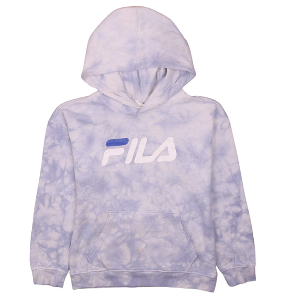 Fila 90's Spellout Pullover Hoodie Medium White