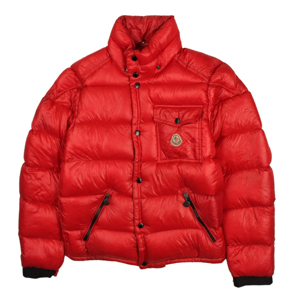 Moncler 90's Heavyweight Full Zip Up Puffer Jacket Medium (missing sizing label) Red