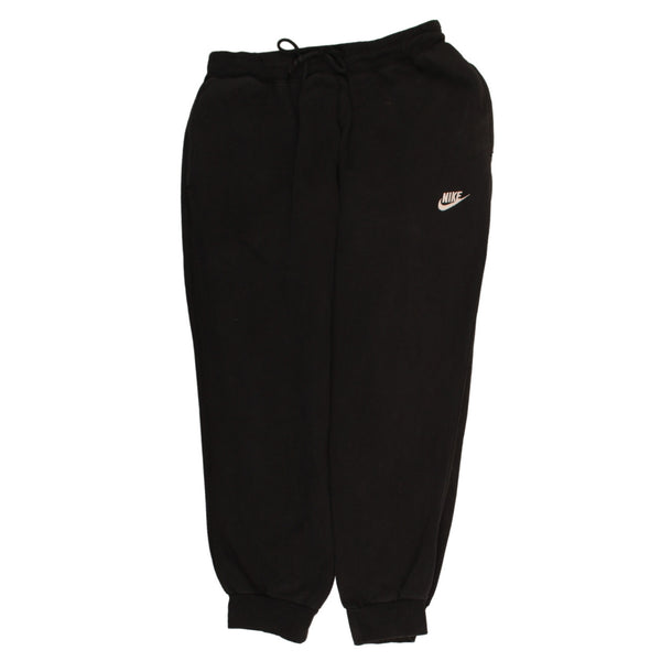 Nike 90's Swoosh Elasticated Waistband Drawstrings Joggers / Sweatpants XLarge Black