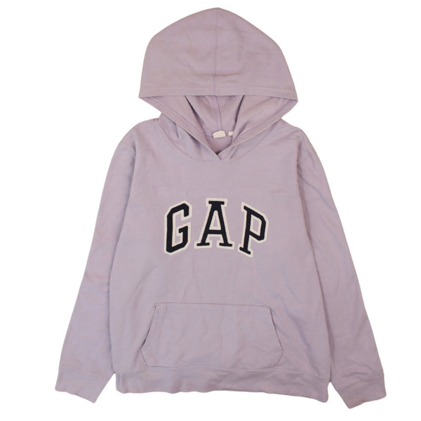 Gap 90's Pullover Spellout Hoodie XLarge Purple