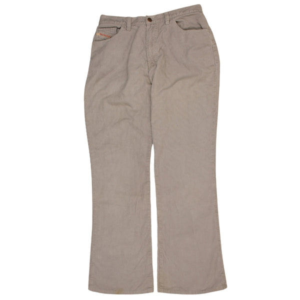 Diesel 90's Straight Leg Baggy Trousers / Pants 30 Grey