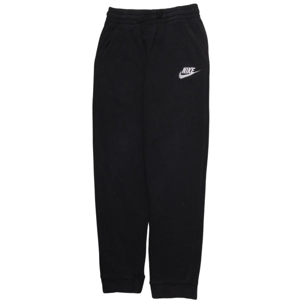 Nike 90's Swoosh Elasticated Waistband Drawstrings Joggers / Sweatpants XLarge Black