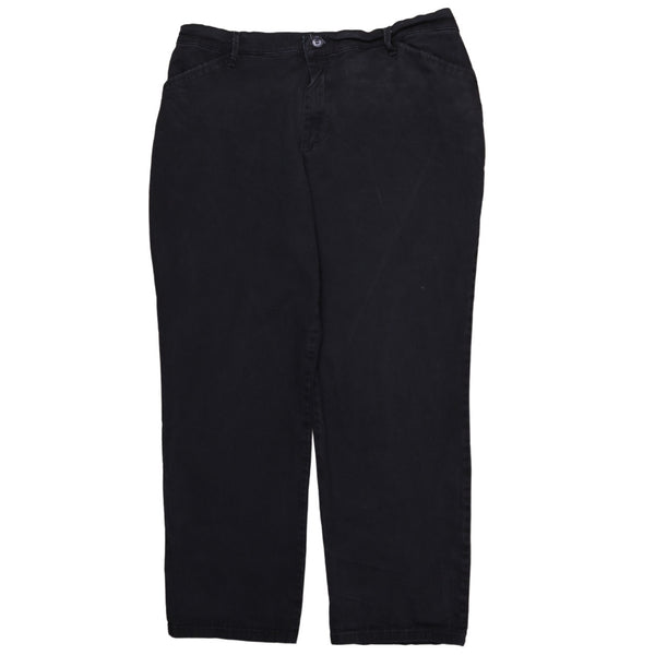 Lee 90's Straight Leg Baggy Trousers / Pants 34 Black