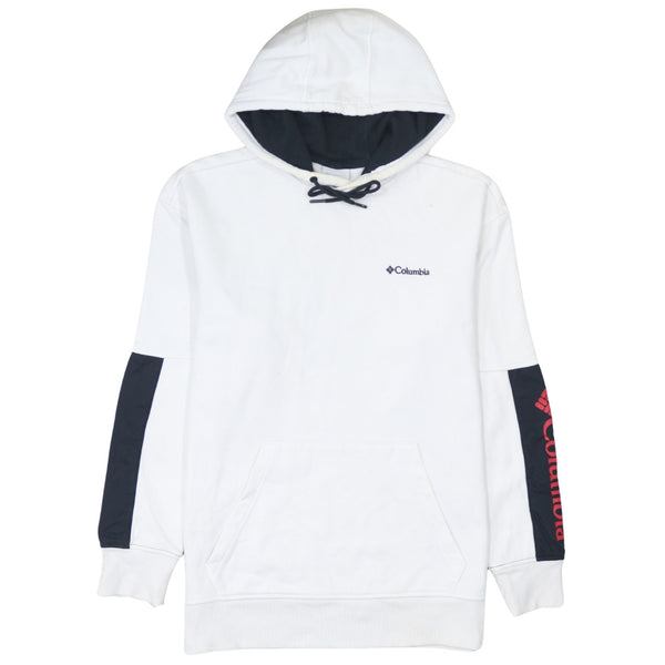 Columbia   Hoodie Medium White