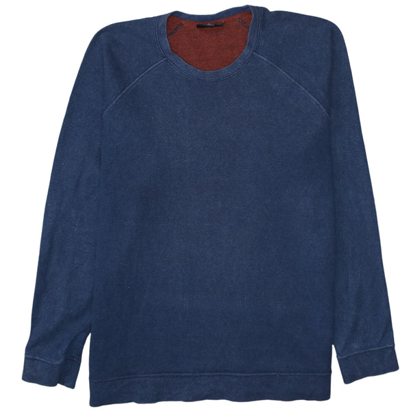 Patagonia Navy Blue Sweatshirt Men’s XLarge Crewneck Raglan Sleeves Organic Cotton Pullover