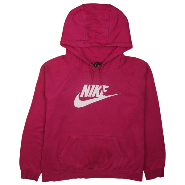 Nike 90's Spellout Center Middle Swoosh Hoodie Medium Pink