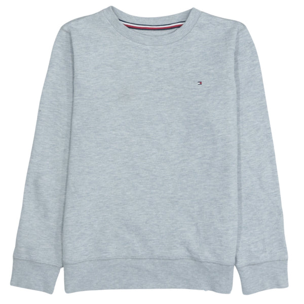 Vintage Tommy Hilfiger 90's Grey Crew Neck Sweatshirt XSmall Cotton