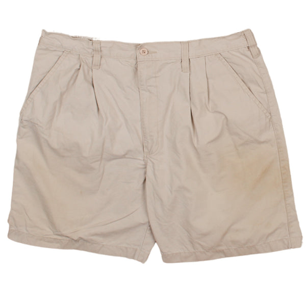 Wrangler 90's Baggy Chino Shorts 36 Beige Cream