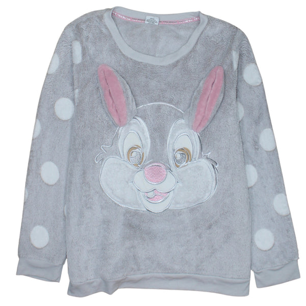 Disney 90's Thumper Crew Neck Sweatshirt XLarge  Grey