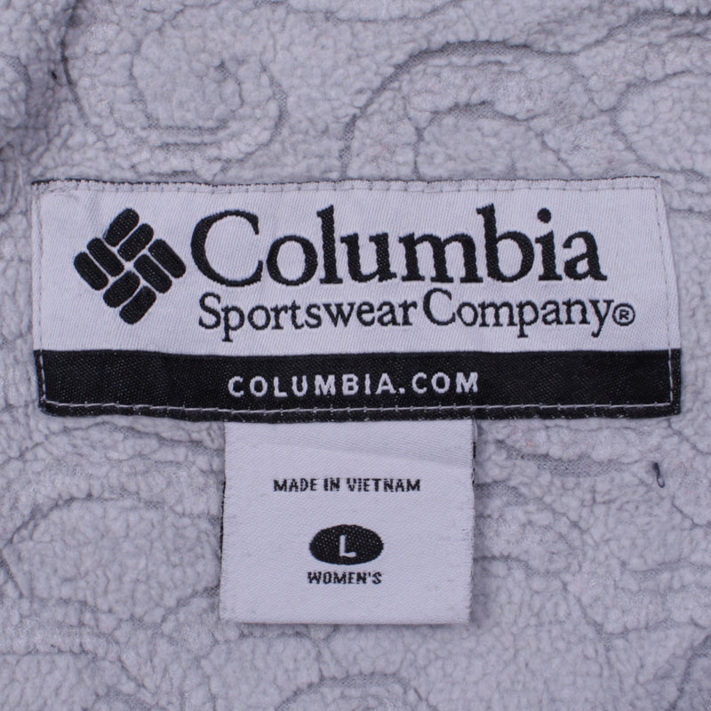 Columbia 90's Hooded Full Zip Up Windbreaker Large Blue