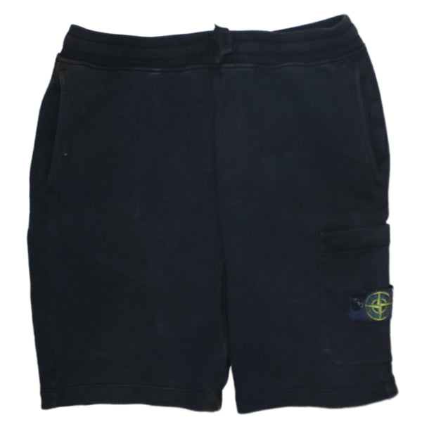 Stone Island 90's Lightweight Baggy Chino Shorts 32 Black