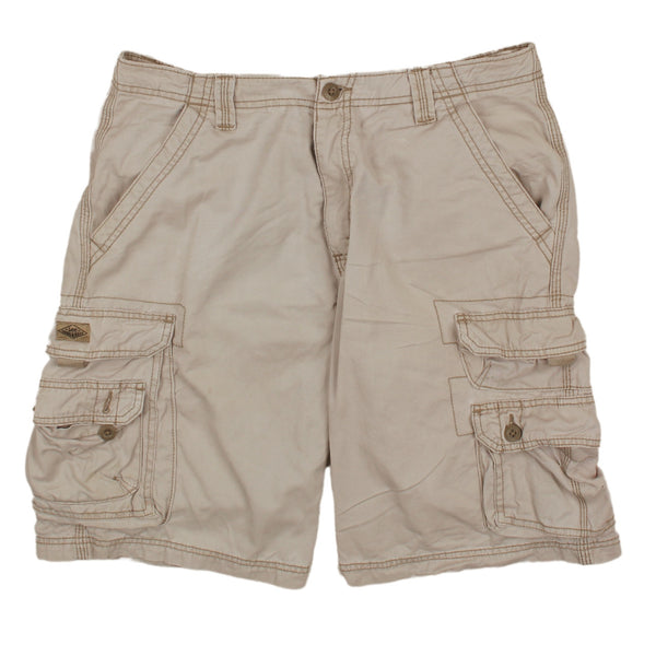 Lee 90's Cargo Pockets Shorts 32 Beige Cream