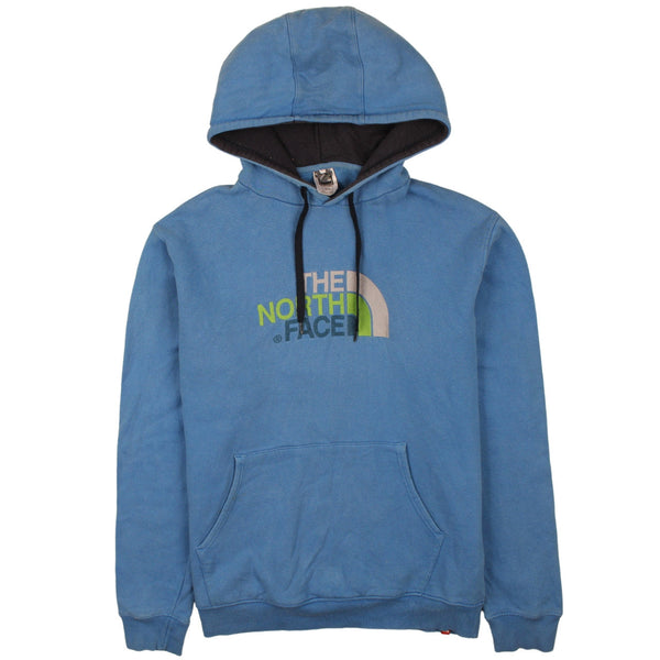 The North Face 90's Spellout Pullover Hoodie XLarge Blue