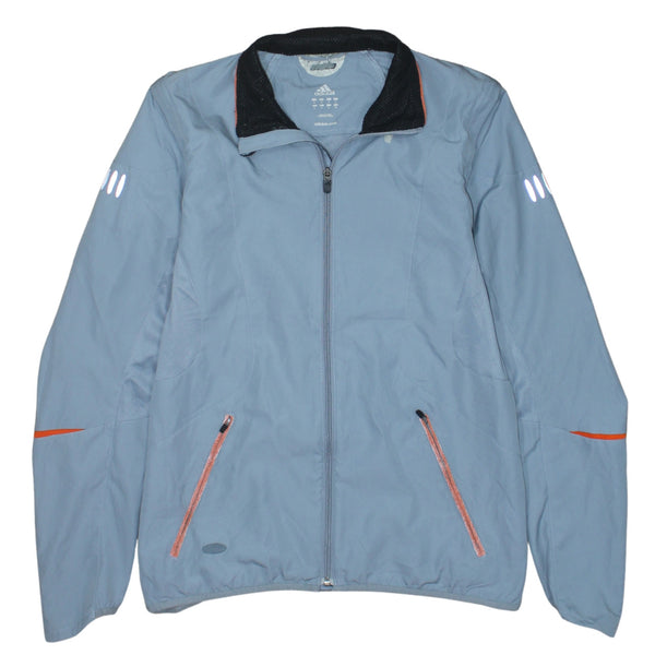 Adidas 90's Lightweight Full Zip Up Windbreaker Small Blue