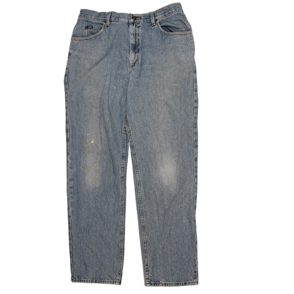 Lee 90's Straight Leg Baggy Trousers / Pants 36 Blue