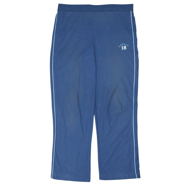 Men's 38 Reebok Vintage Baggy 90's Straight Leg Blue Pants Trousers