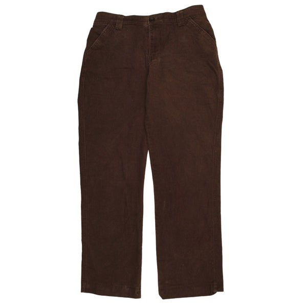 Lee 90's Straight Leg Baggy Trousers / Pants 34 Brown