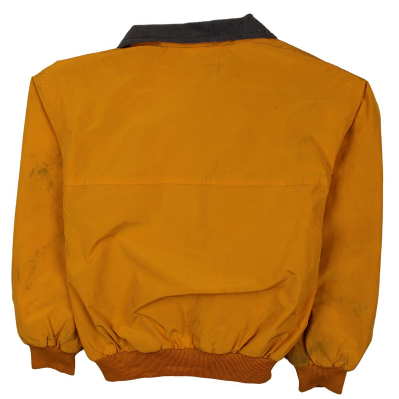 Ralph Lauren 90's Waterproof Full Zip Up Windbreaker Medium Yellow